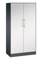 C+P Flügeltürenschrank 1410002-000 C3000 Asisto 5OH (HxBxT) 1980x1000x435mm 9016/9016