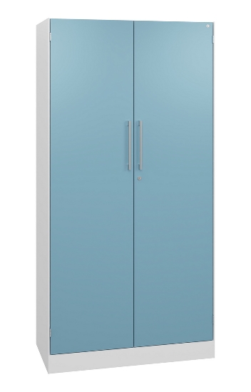 C+P Flügeltürenschrank 1410002-000 C3000 Asisto 5OH (HxBxT) 1980x1000x435mm 9016/9016