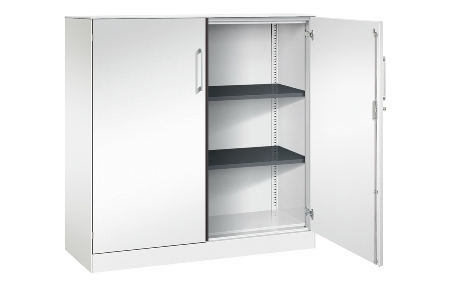 C+P Flügeltürenschrank 141031-000 C3000 Asisto 3OH (HxBxT) 1310x1200x435mm 7016/7016