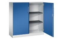 C+P Flügeltürenschrank 141031-000 C3000 Asisto 3OH (HxBxT) 1310x1200x435mm 7016/7016