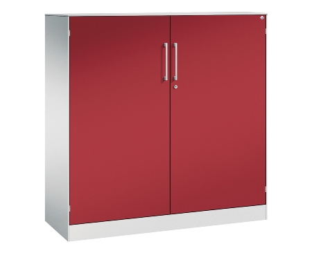 C+P Flügeltürenschrank 141031-000 C3000 Asisto 3OH (HxBxT) 1310x1200x435mm 7016/7016