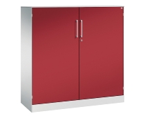 C+P Flügeltürenschrank 141031-000 C3000 Asisto 3OH (HxBxT) 1310x1200x435mm 7016/7016