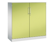 C+P Flügeltürenschrank 141031-000 C3000 Asisto 3OH (HxBxT) 1310x1200x435mm 7016/7016