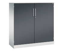 C+P Flügeltürenschrank 141031-000 C3000 Asisto 3OH (HxBxT) 1310x1200x435mm 7016/7016