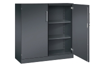 C+P Flügeltürenschrank 141031-000 C3000 Asisto 3OH (HxBxT) 1310x1200x435mm 7016/7016