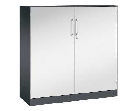 C+P Flügeltürenschrank 141031-000 C3000 Asisto 3OH (HxBxT) 1310x1200x435mm 7016/7016