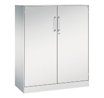C+P Flügeltürenschrank 141031-000 C3000 Asisto 3OH (HxBxT) 1310x1200x435mm 7016/7016