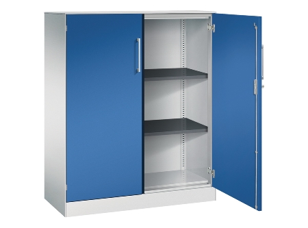 C+P Flügeltürenschrank 141031-000 C3000 Asisto 3OH (HxBxT) 1310x1200x435mm 7016/7016