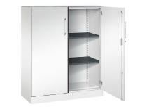 C+P Flügeltürenschrank 141031-000 C3000 Asisto 3OH (HxBxT) 1310x1200x435mm 7016/7016