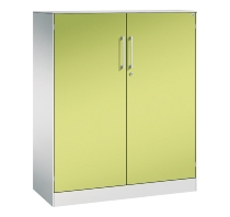 C+P Flügeltürenschrank 141031-000 C3000 Asisto 3OH (HxBxT) 1310x1200x435mm 7016/7016