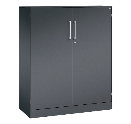 C+P Flügeltürenschrank 141031-000 C3000 Asisto 3OH (HxBxT) 1310x1200x435mm 7016/7016