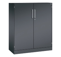 C+P Flügeltürenschrank 141031-000 C3000 Asisto 3OH (HxBxT) 1310x1200x435mm 7016/7016