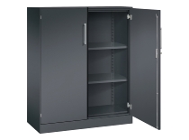 C+P Flügeltürenschrank 141031-000 C3000 Asisto 3OH (HxBxT) 1310x1200x435mm 7016/7016