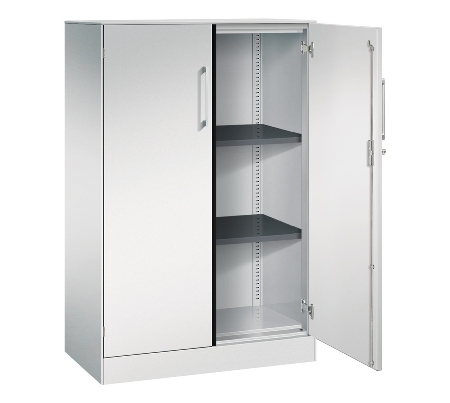 C+P Flügeltürenschrank 141031-000 C3000 Asisto 3OH (HxBxT) 1310x1200x435mm 7016/7016