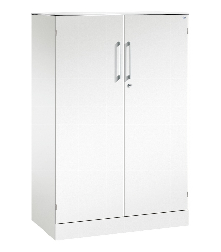 C+P Flügeltürenschrank 141031-000 C3000 Asisto 3OH (HxBxT) 1310x1200x435mm 7016/7016