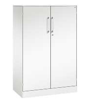 C+P Flügeltürenschrank 141031-000 C3000 Asisto 3OH (HxBxT) 1310x1200x435mm 7016/7016