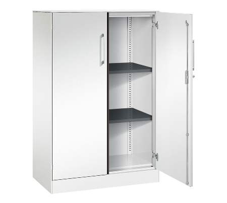 C+P Flügeltürenschrank 141031-000 C3000 Asisto 3OH (HxBxT) 1310x1200x435mm 7016/7016