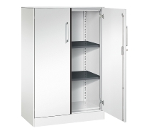 C+P Flügeltürenschrank 141031-000 C3000 Asisto 3OH (HxBxT) 1310x1200x435mm 7016/7016