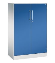 C+P Flügeltürenschrank 141031-000 C3000 Asisto 3OH (HxBxT) 1310x1200x435mm 7016/7016