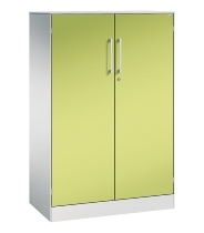 C+P Flügeltürenschrank 141031-000 C3000 Asisto 3OH (HxBxT) 1310x1200x435mm 7016/7016
