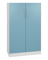 C+P Flügeltürenschrank 141031-000 C3000 Asisto 3OH (HxBxT) 1310x1200x435mm 7016/7016