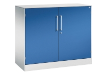C+P Flügeltürenschrank 141031-000 C3000 Asisto 3OH (HxBxT) 1310x1200x435mm 7016/7016