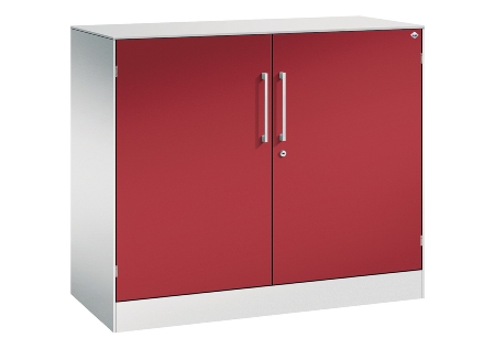 C+P Flügeltürenschrank 141031-000 C3000 Asisto 3OH (HxBxT) 1310x1200x435mm 7016/7016