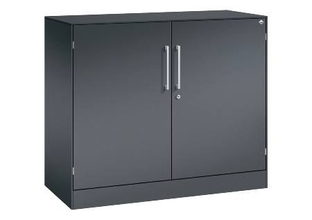 C+P Flügeltürenschrank 141031-000 C3000 Asisto 3OH (HxBxT) 1310x1200x435mm 7016/7016