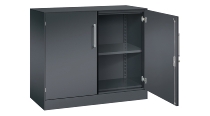 C+P Flügeltürenschrank 141031-000 C3000 Asisto 3OH (HxBxT) 1310x1200x435mm 7016/7016