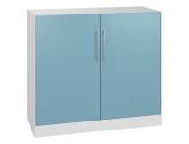 C+P Flügeltürenschrank 141031-000 C3000 Asisto 3OH (HxBxT) 1310x1200x435mm 7016/7016