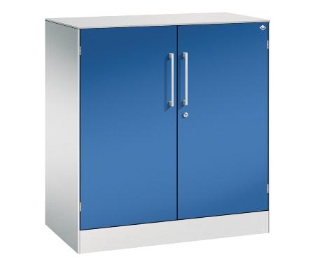 C+P Flügeltürenschrank 141031-000 C3000 Asisto 3OH (HxBxT) 1310x1200x435mm 7016/7016