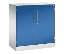 C+P Flügeltürenschrank 141031-000 C3000 Asisto 3OH (HxBxT) 1310x1200x435mm 7016/7016