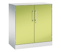 C+P Flügeltürenschrank 141031-000 C3000 Asisto 3OH (HxBxT) 1310x1200x435mm 7016/7016