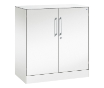 C+P Flügeltürenschrank 141031-000 C3000 Asisto 3OH (HxBxT) 1310x1200x435mm 7016/7016