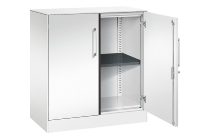 C+P Flügeltürenschrank 141031-000 C3000 Asisto 3OH (HxBxT) 1310x1200x435mm 7016/7016