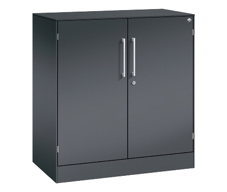 C+P Flügeltürenschrank 141031-000 C3000 Asisto 3OH (HxBxT) 1310x1200x435mm 7016/7016