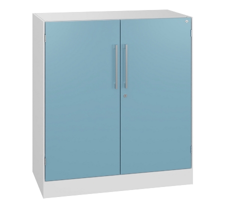 C+P Flügeltürenschrank 141031-000 C3000 Asisto 3OH (HxBxT) 1310x1200x435mm 7016/7016