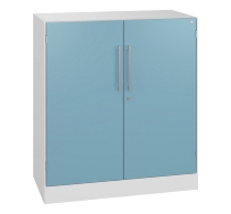C+P Flügeltürenschrank 141031-000 C3000 Asisto 3OH (HxBxT) 1310x1200x435mm 7016/7016