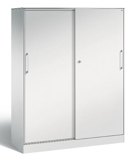 C+P Schiebetürenschrank 142001-000 C3000 Asisto 5OH (HxBxT) 1980x1200x435mm 9016/0010