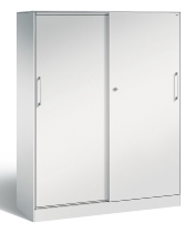 C+P Schiebetürenschrank 142001-000 C3000 Asisto 5OH (HxBxT) 1980x1200x435mm 9016/0010