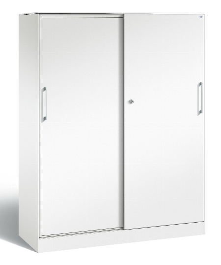 C+P Schiebetürenschrank 142001-000 C3000 Asisto 5OH (HxBxT) 1980x1200x435mm 9016/0010