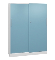 C+P Schiebetürenschrank 142001-000 C3000 Asisto 5OH (HxBxT) 1980x1200x435mm 9016/0010
