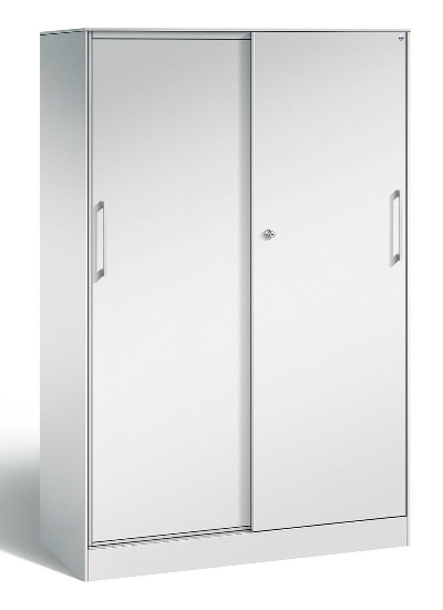 C+P Schiebetürenschrank 142001-000 C3000 Asisto 5OH (HxBxT) 1980x1200x435mm 9016/0010