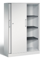 C+P Schiebetürenschrank 142001-000 C3000 Asisto 5OH (HxBxT) 1980x1200x435mm 9016/0010