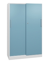 C+P Schiebetürenschrank 142001-000 C3000 Asisto 5OH (HxBxT) 1980x1200x435mm 9016/0010