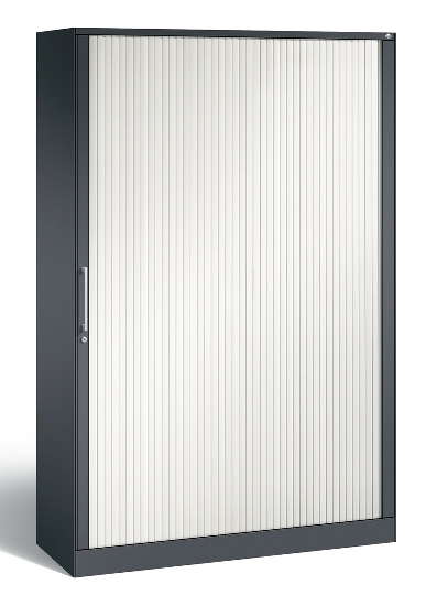 C+P Rollladenschrank 143013-000 ASISTO 4 Ordnerhöhen (HxBxT) 1639x800x435mm 7016/7021