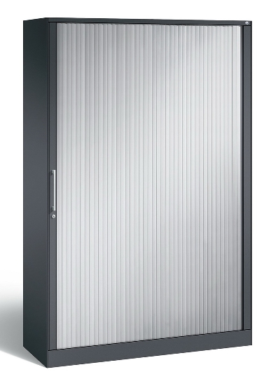 C+P Rollladenschrank 143013-000 ASISTO 4 Ordnerhöhen (HxBxT) 1639x800x435mm 7016/7021