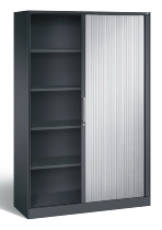 C+P Rollladenschrank 143013-000 ASISTO 4 Ordnerhöhen (HxBxT) 1639x800x435mm 7016/7021