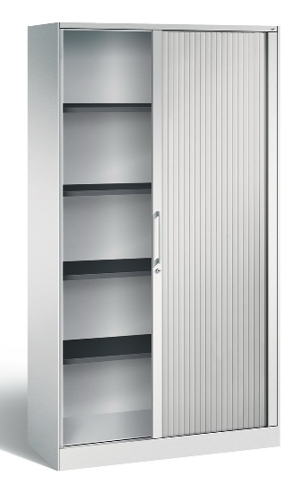 C+P Rollladenschrank 143013-000 ASISTO 4 Ordnerhöhen (HxBxT) 1639x800x435mm 7016/7021