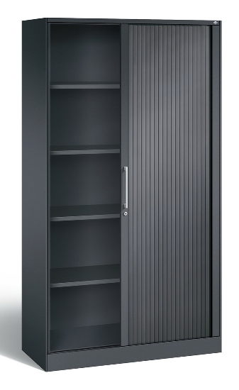 C+P Rollladenschrank 143013-000 ASISTO 4 Ordnerhöhen (HxBxT) 1639x800x435mm 7016/7021